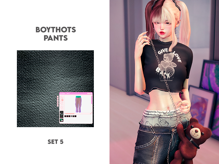 .:Fio's - Boythots Pants - set5:.