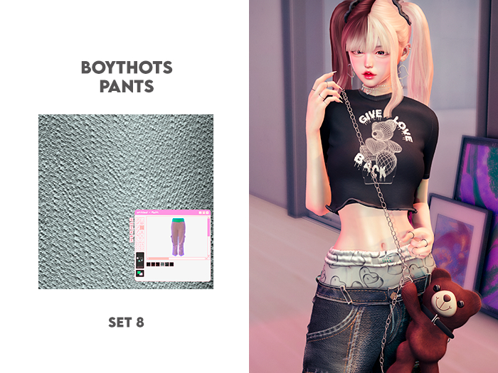 .:Fio's - Boythots Pants - set8:.