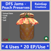 DFS Jams - Peach Preserves ACTUAL ITEM