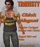 Travesty Chick Magnet