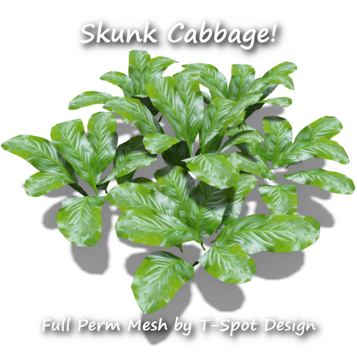 Wild Plants - Skunk Cabbage - Full Perm Mesh - LI = 1.0 - 3.1