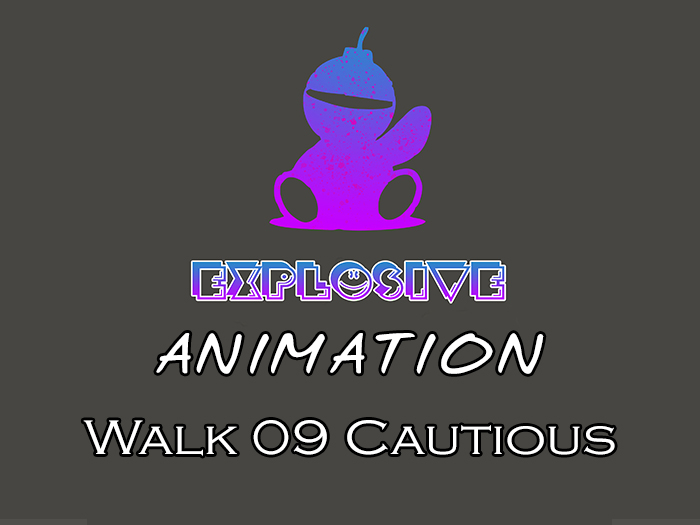 Explosive animation - Walk 09 Cautious