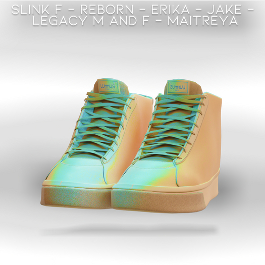 Lummus sneaker GoldenBlue