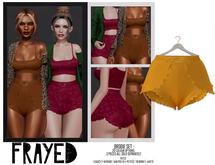 Frayed - Brodie Shorts - Mustard