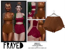 Frayed - Brodie Shorts - Tan