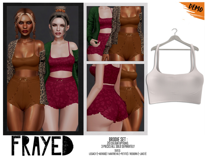 Frayed - Brodie Crop - Demo