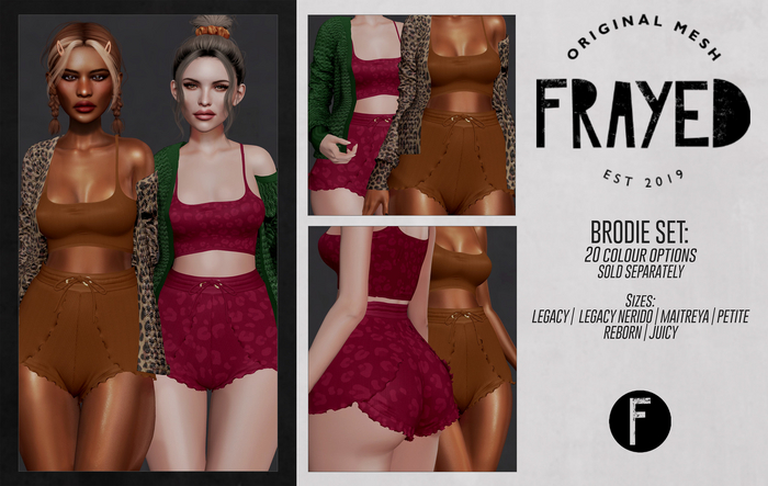 Frayed - Brodie Crop - Fatpack