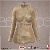 Baiastice_Front Cropped Shirt-Sand