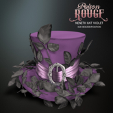POISON ROUGE Neneth Hat Violet