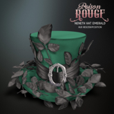 POISON ROUGE Neneth Hat Emerald