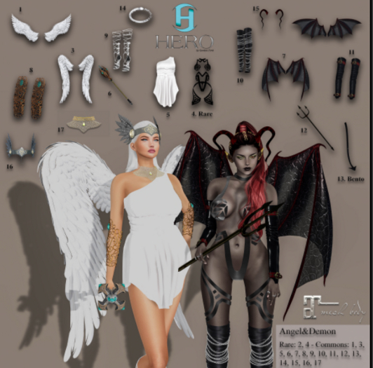 17 - HERO - Angel&Demon Gacha - Angel's Necklace