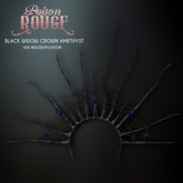 POISON ROUGE Black Widow Crown Amethyst