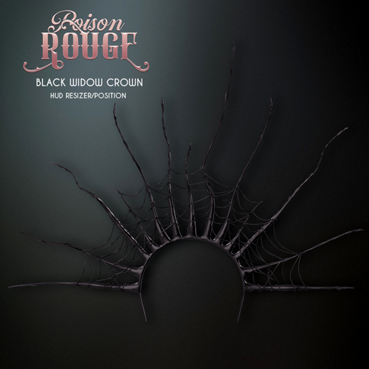 POISON ROUGE Black Widow Crown