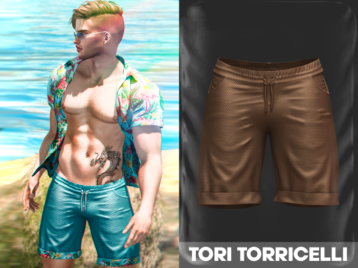 TORI TORRICELLI // Alec Shorts // Brown