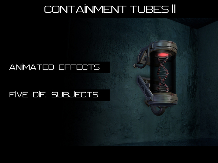 [Ten-Zero] Containment Tubes [Wall Version]