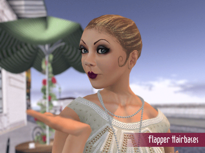 Second Life Marketplace - DBP - Flapper 1920s Classic Avatar Hairbases ...