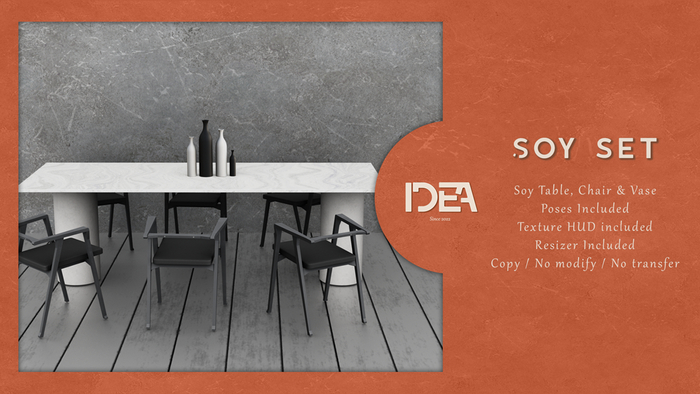 IDEA-Soy Table (ADD ME)
