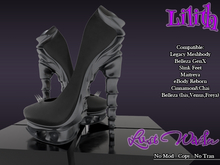 !::LW::! Lilith Heels Black