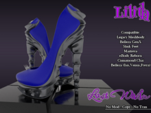 !::LW::! Lilith Heels Toxic Blue