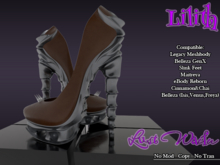 !::LW::! Lilith Heels Chocolate Brown