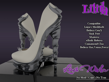 !::LW::! Lilith Heels White