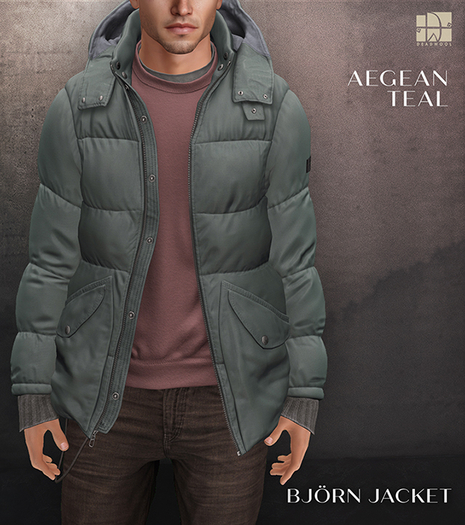 [Deadwool] Bjorn jacket - aegean teal