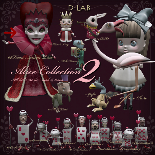 02 D-LAB ALICE 2 - 02Heart's Queen RARE