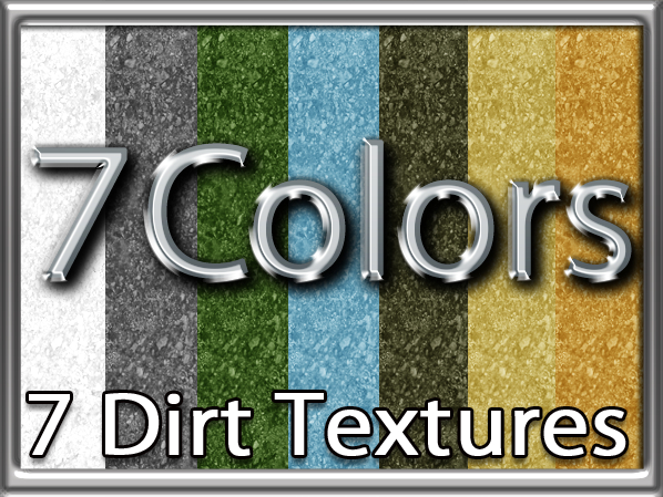 Zoy Texture [ Realistic Dirt 02 ] Seamless - 7 Colors