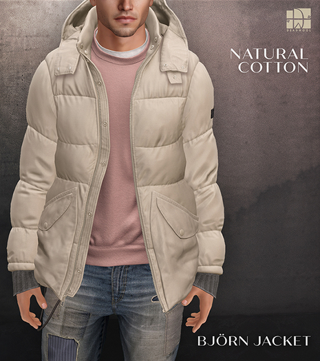 [Deadwool] Bjorn jacket - natural cotton