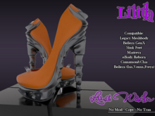 !::LW::! Lilith Heels Orange