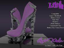 !::LW::! Lilith Heels Toxic Pink