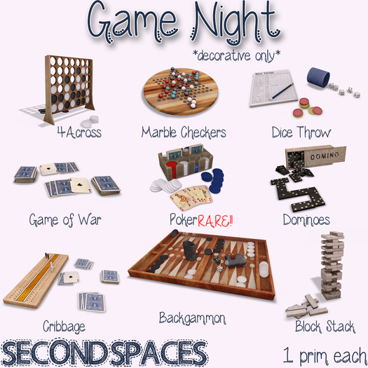 *Second Spaces* game of war