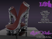 !::LW::! Lilith Heels Scarlett Red