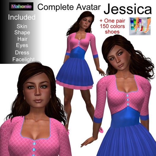 Complete Avatar Jessica (Mahonie Shop)