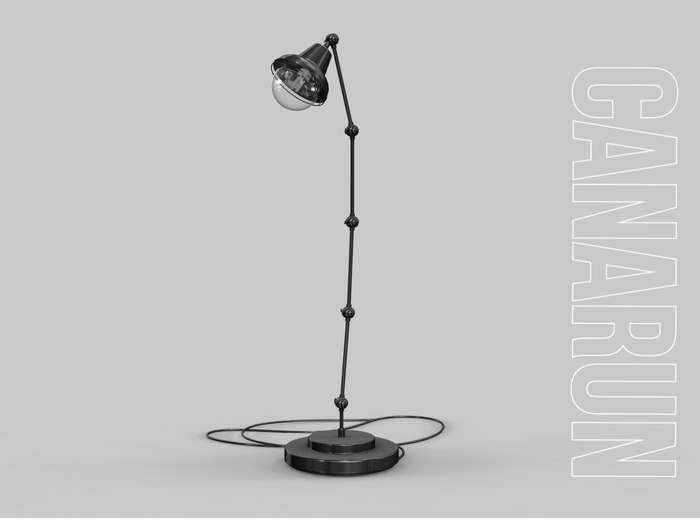 Black Metal Lamp - CANARUN (Rezzme)
