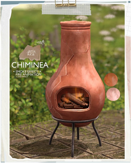 Ariskea[Chiminea] Portable Fireplace