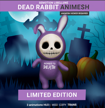 Second Life Marketplace - SEmotion Libellune Dead Rabbit LIMITED