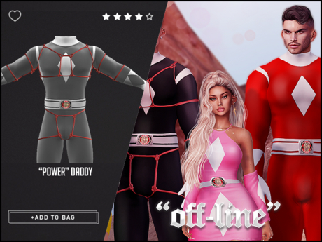 Second Life Marketplace - "Off-Society" x "Power" Daddy / Silver