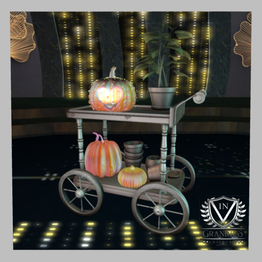 Cart Pumpkin Decor