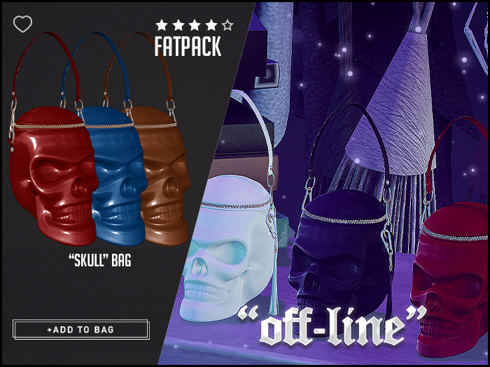 "Off-Line" x "Skull" Bag / Fatpack