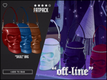 "Off-Line" x "Skull" Bag / Fatpack
