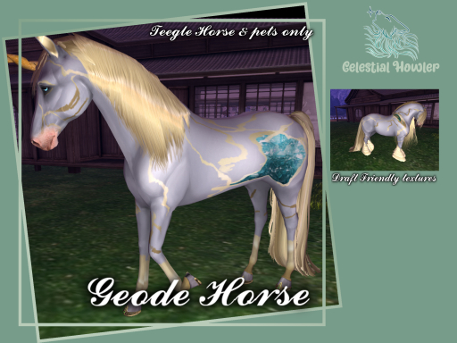 =CH= Geode Horse skin