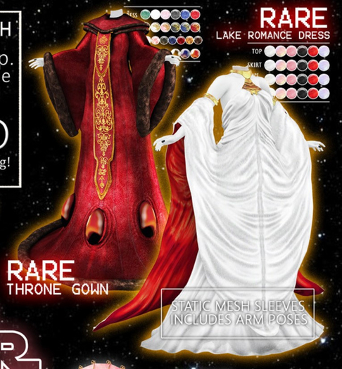 Curemore / Star Gals / Throne Gown -RARE