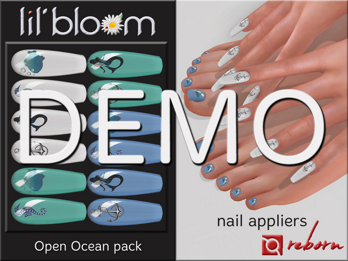 {LB} eBODY - REBORN nail HUD::DEMO Open Ocean