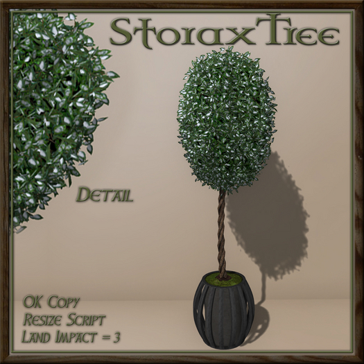 Dark Beauty Topiary Winter A15