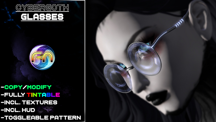 Cyber Goth Goggles Glasses