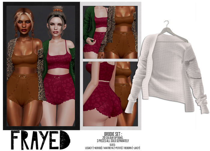 Frayed - Brodie Cardy - White