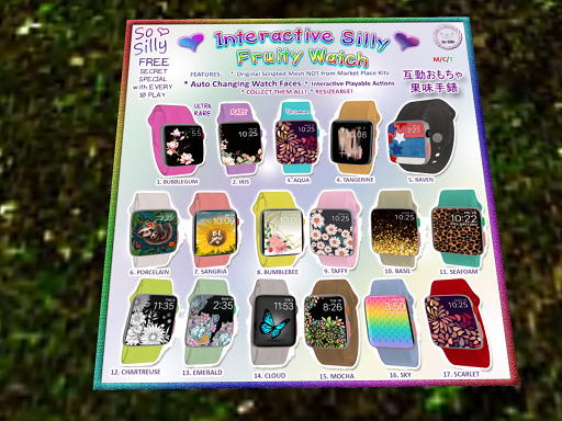 01 So Silly Interactive Fruity Watch Box - Bubblegum ULTRA SELTEN