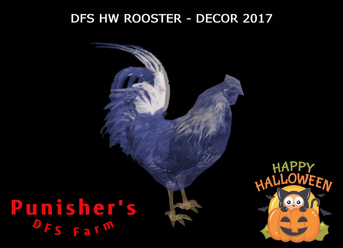 DFS HW Rooster - Decor 2017
