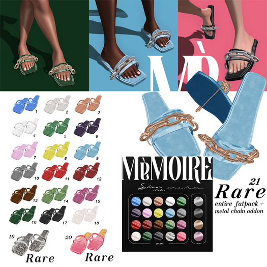 20. MeMOIRE Sylvenia Slide - 20 RARE